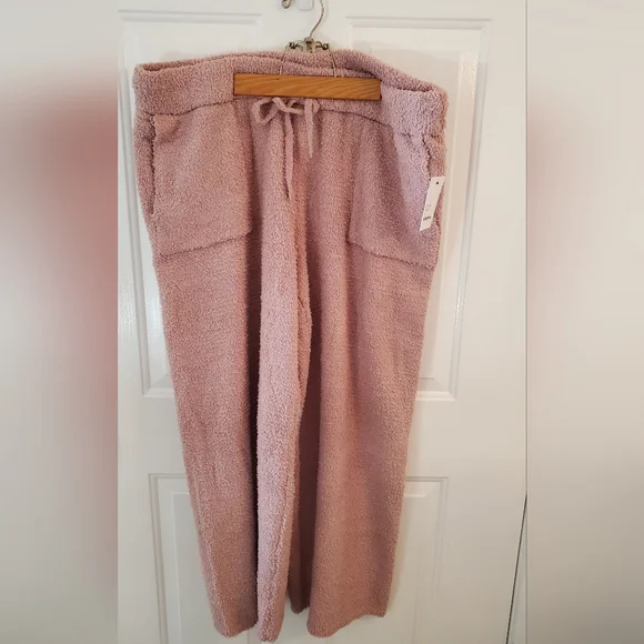 Sonoma Plush Sherpa Lounge Pants in Dusty Rose - Picture 5 of 5